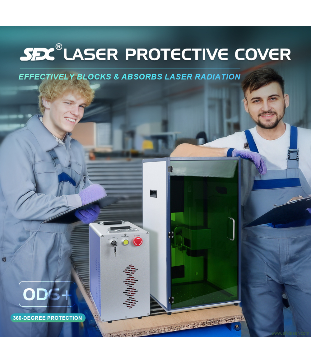 SFX Enclosure Laser Protective Cover for Split Type Fiber Laser Engraver SFX Enclosure Laser Protective Cover for Split Type Fiber Laser Engraver